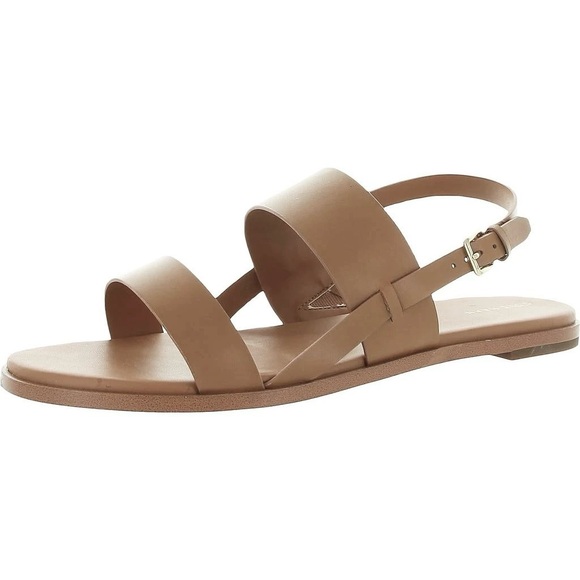 NEW! Cole Haan Leather Flynn Sandals in nude/tan - Picture 2 of 9